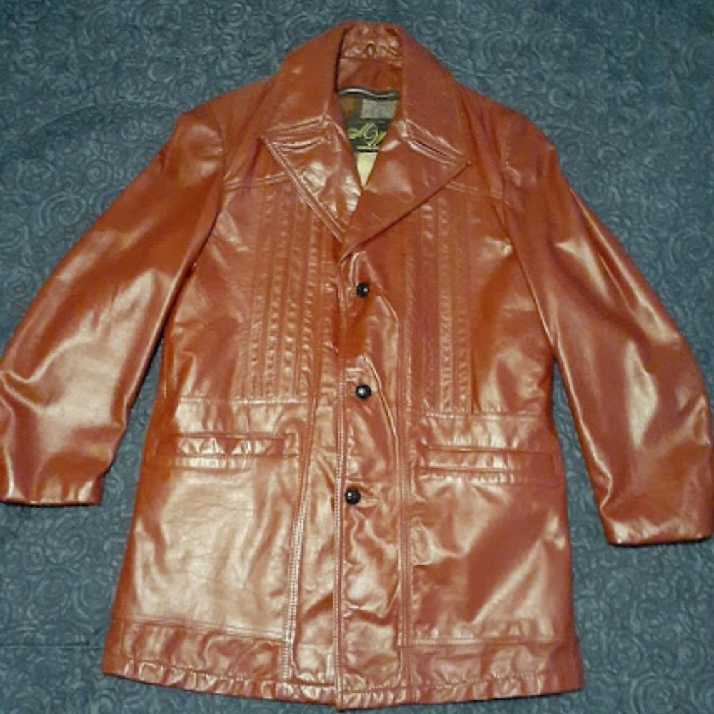 MW (Montgomery Ward) 100% Leather Coat